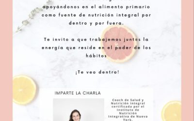 Leticia Diaz Pardo, Alimentación Primaria, aquella que nos nutre y no es comida